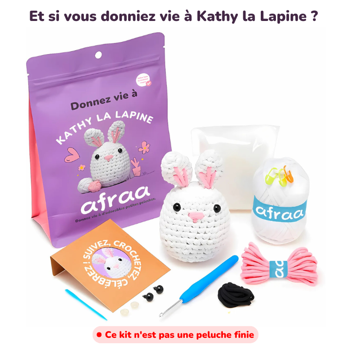 Kathy la Lapine – L’ami bondissant qui prend vie entre vos mains !