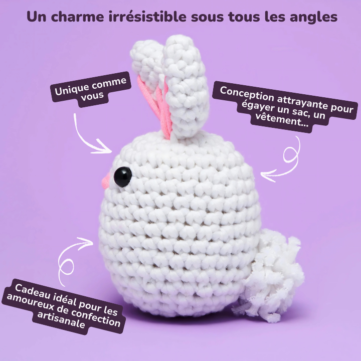 Kathy la Lapine – L’ami bondissant qui prend vie entre vos mains !