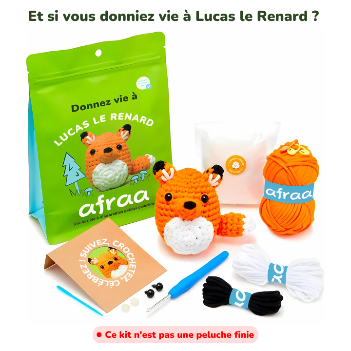 Lucas le Renard – L’ami rusé qui prend vie entre vos mains !