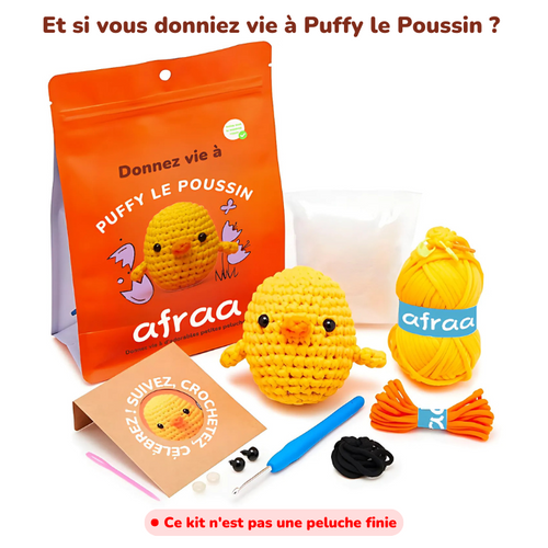 Puffy le Poussin – L’ami câlin qui prend vie entre vos mains !